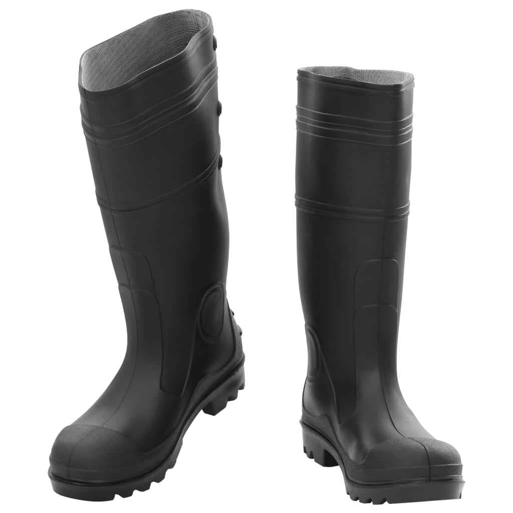 vidaXL Galochas tamanho 38 PVC preto