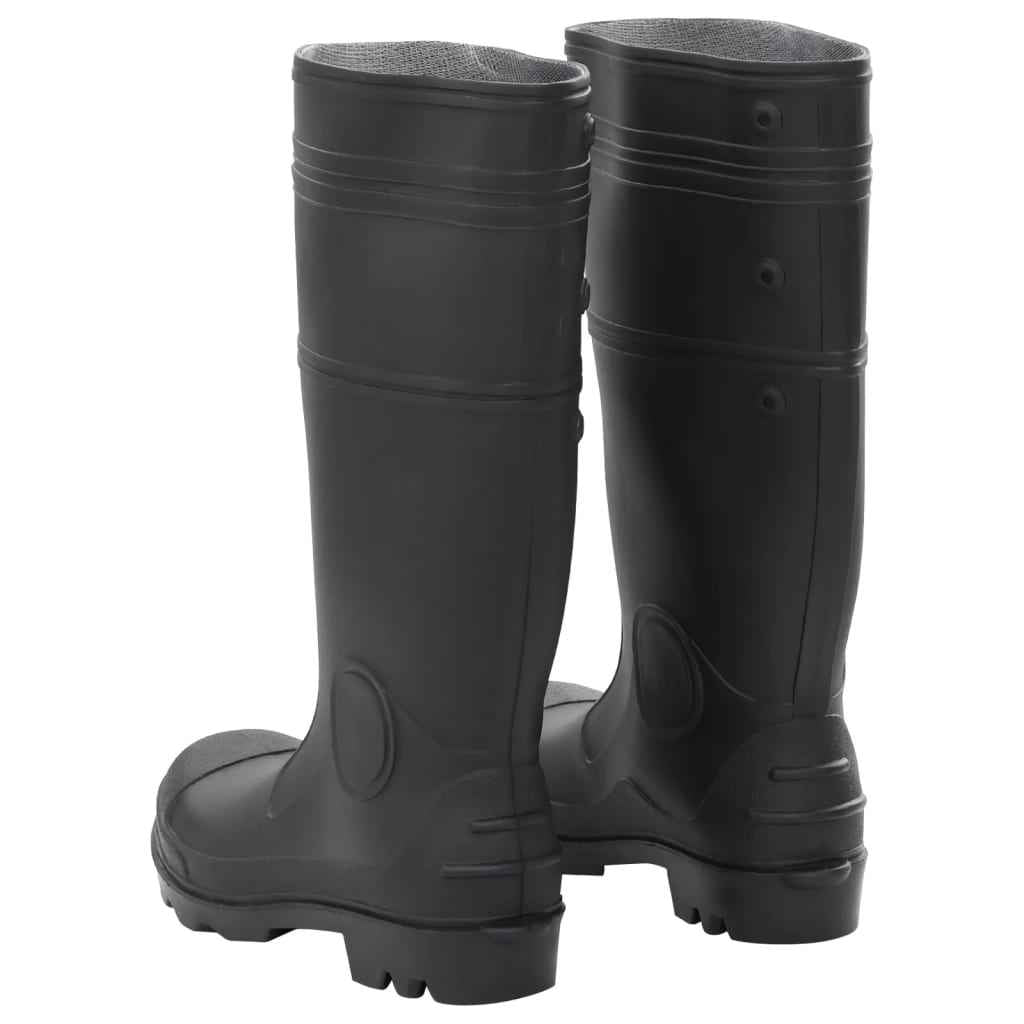 vidaXL Galochas tamanho 38 PVC preto