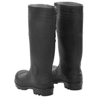vidaXL Galochas tamanho 38 PVC preto