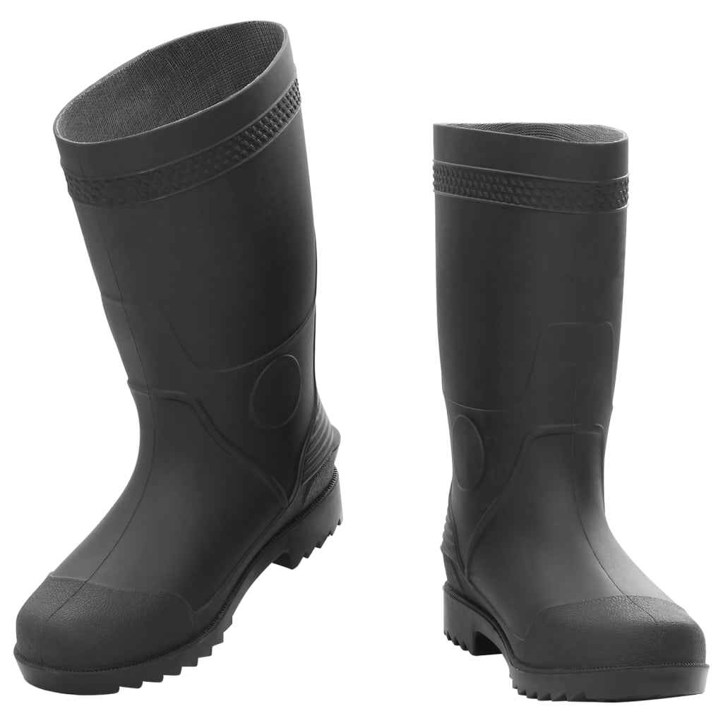 vidaXL Galochas tamanho 38 PVC preto