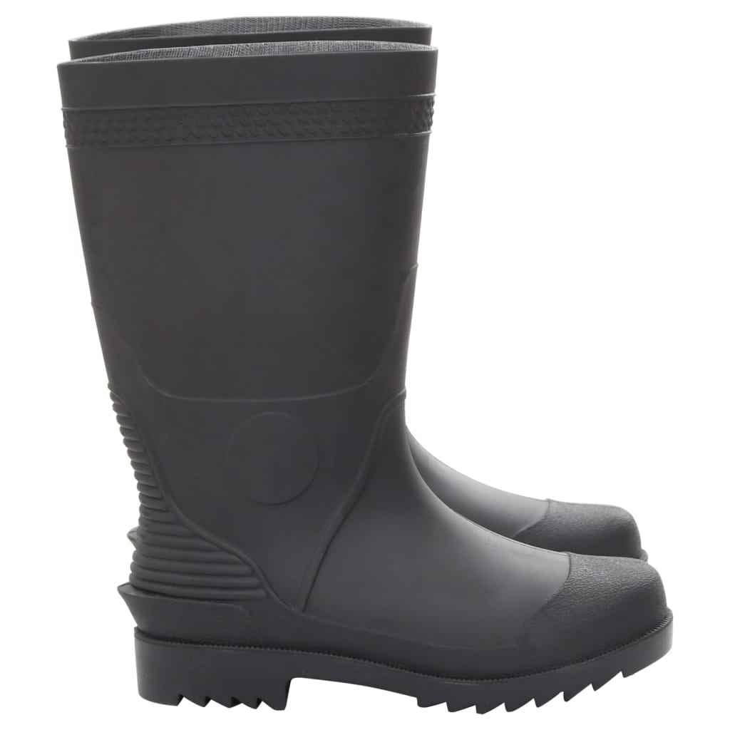vidaXL Galochas tamanho 38 PVC preto