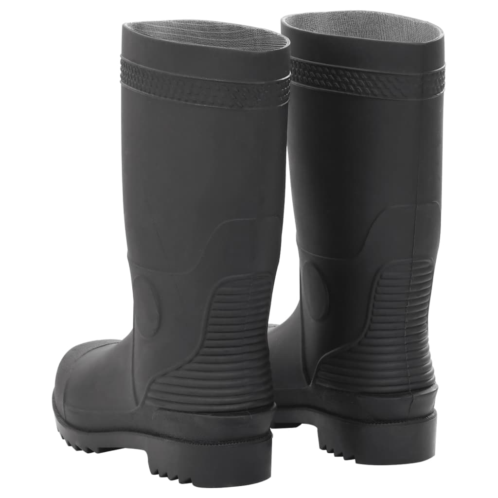 vidaXL Galochas tamanho 38 PVC preto