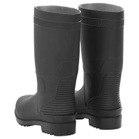 vidaXL Galochas tamanho 38 PVC preto