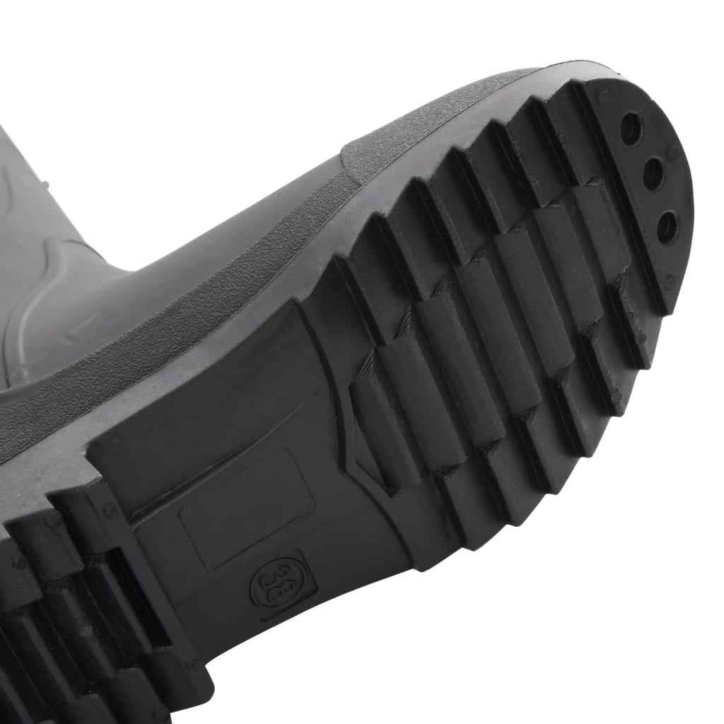 vidaXL Galochas tamanho 38 PVC preto