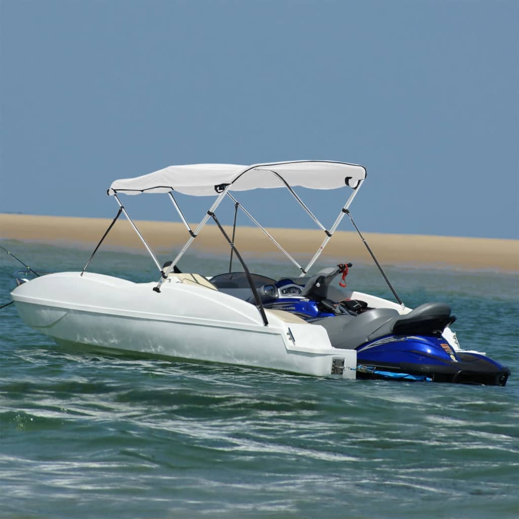 Toldo de 3 arcos Bimini c/ paredes laterais 183x(185-198)x137cm