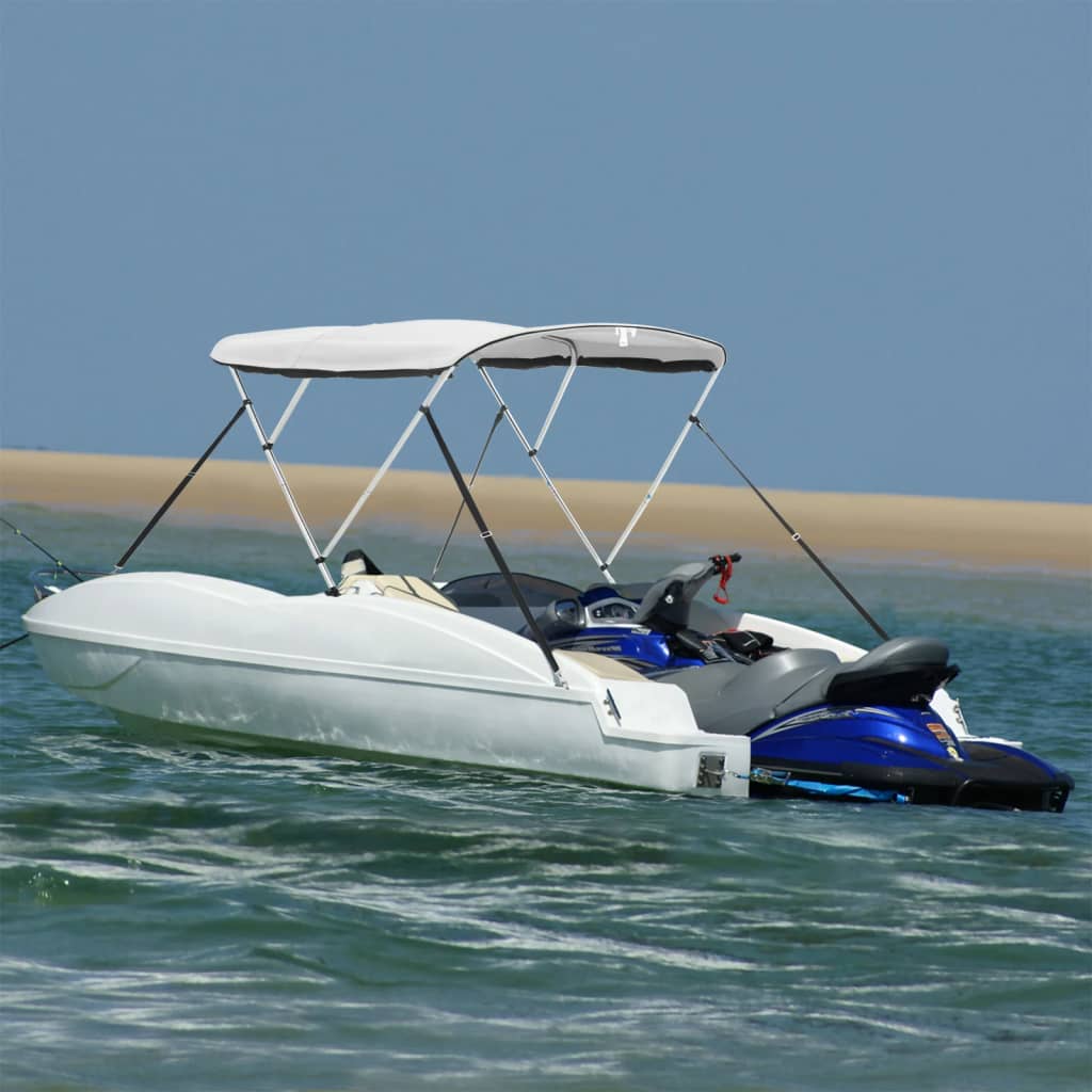 Toldo 3 arcos Bimini paredes malha laterais 183x(185-198)x137cm