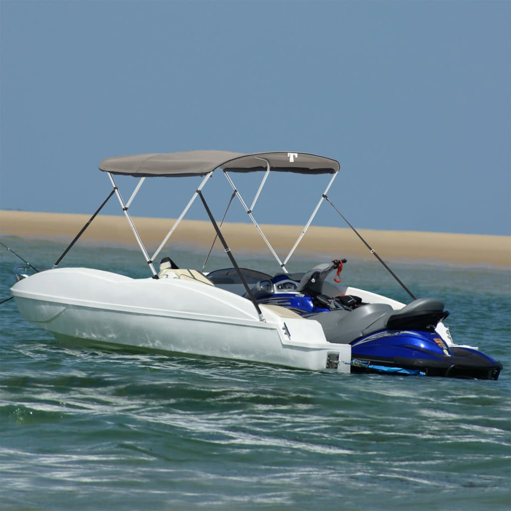 Toldo 3 arcos Bimini paredes malha laterais 183x(170-182)x137cm