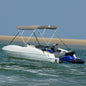 Toldo 3 arcos Bimini paredes malha laterais 183x(170-182)x137cm