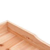 vidaXL Mesa apoio p/ plantas c/ prateleira 78x38x82,5cm abeto castanho
