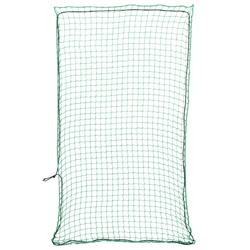 Rede para reboque com corda elástica 3,5x2 m PP verde