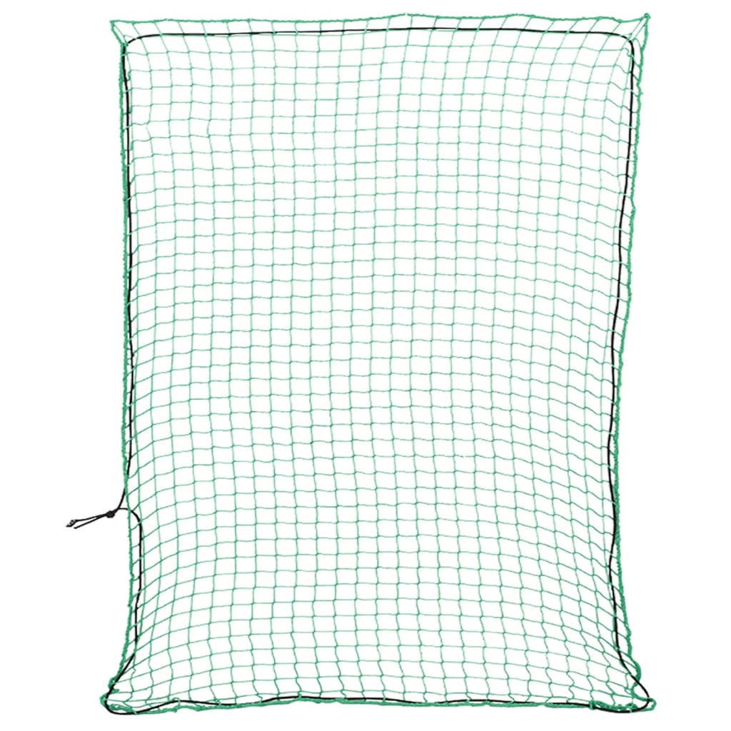 Rede para reboque com corda elástica 3,5x3 m PP verde