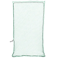 Rede para reboque com corda elástica 6x3,5 m PP verde