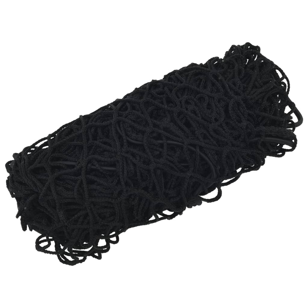 Rede para reboque com corda elástica 4x2 m PP preto