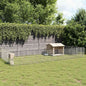 Recinto exterior p/ animais 24 painéis 54x60cm ferro galvaniz.