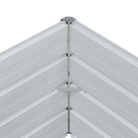 vidaXL Canteiro de jardim elevado Marrom Claro 100 x 100 x 77 cm