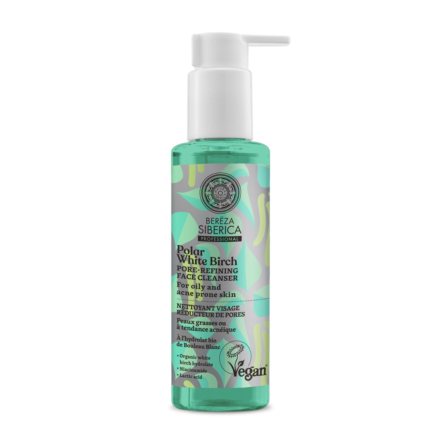 NATURA SIBERICA BEREZA POLAR WHITE BIRCH LIMPIADOR FACIAL 145ML