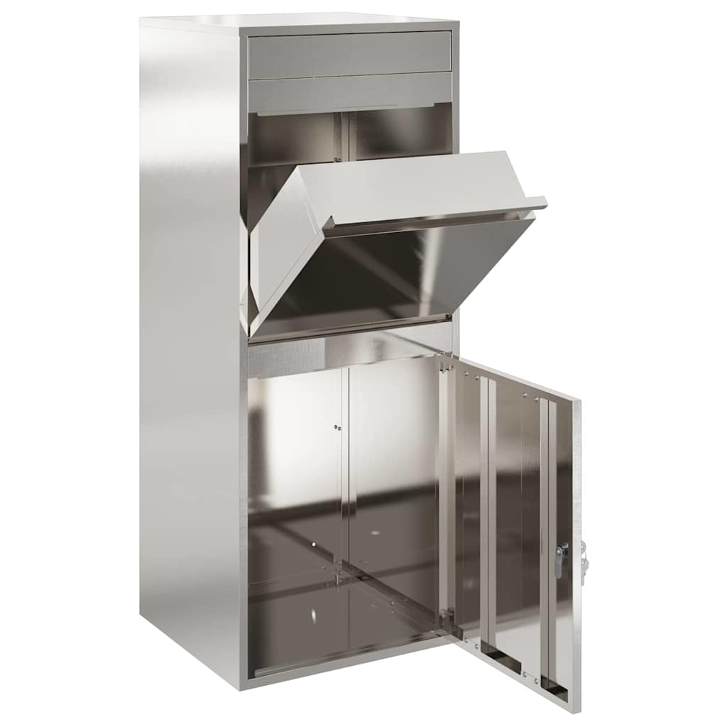 vidaXL Caixa para entrega de pacotes Antracite 41 x 38 x 103 cm Aço