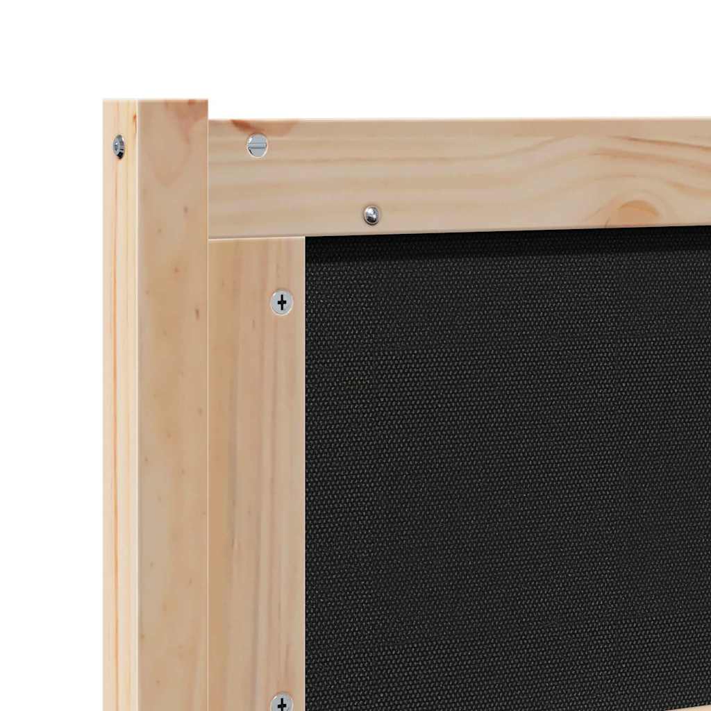 vidaXL Cabeceira Outros Castanho 200 cm Madeira de pinho maciça