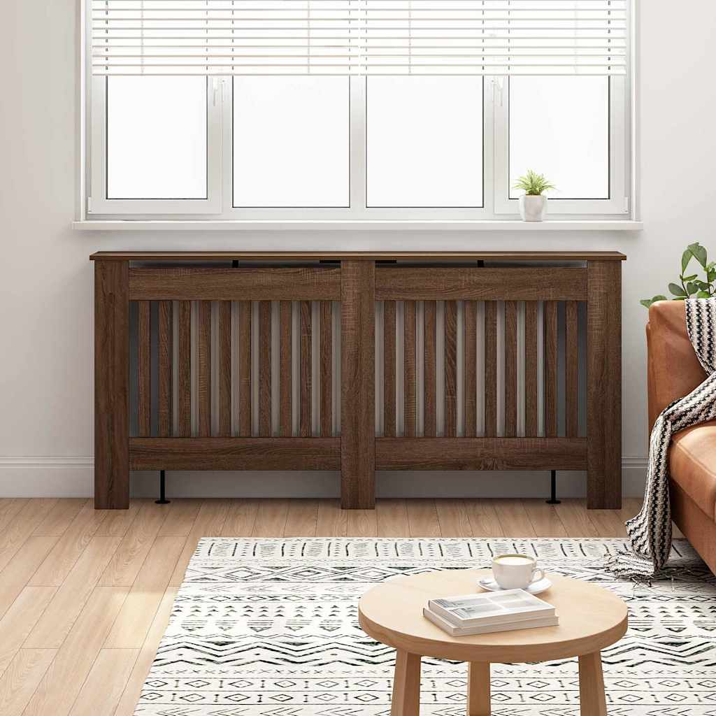 Capa de aquecedor / armário de aquecimento 112 cm, MDF branco