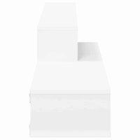 vidaXL SuportedeTVdeParede 150x25x28,5cm Madeira processada