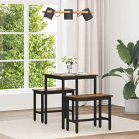 vidaXL Mesas de jantar Madeira processada