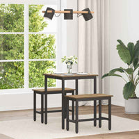 vidaXL Mesas de jantar Madeira processada