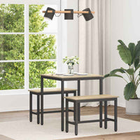 vidaXL Mesas de jantar Madeira processada