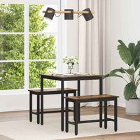 vidaXL Mesas de jantar Madeira processada