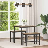 vidaXL Mesas de jantar Madeira processada