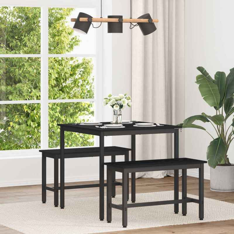 vidaXL Mesas de jantar Madeira processada