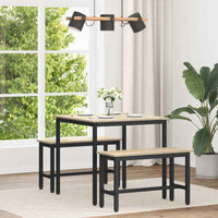 vidaXL Mesas de jantar Madeira processada