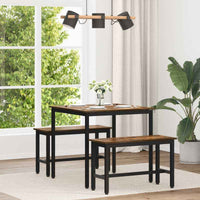 vidaXL Mesas de jantar Madeira processada