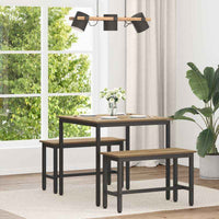 vidaXL Mesas de jantar Madeira processada