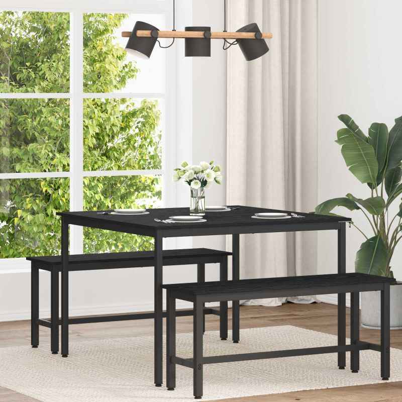 vidaXL Mesas de jantar Madeira processada