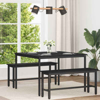 vidaXL Mesas de jantar Madeira processada