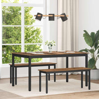 vidaXL Mesas de jantar Madeira processada