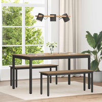 vidaXL Mesas de jantar Madeira processada