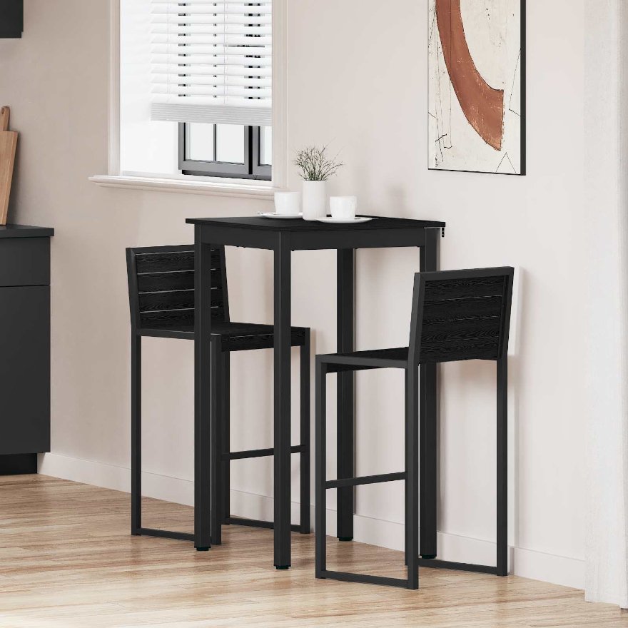 vidaXL Mesas de jantar Madeira processada