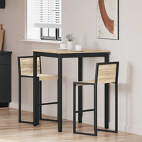 vidaXL Mesas de jantar Madeira processada