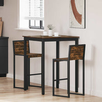 vidaXL Mesas de jantar Madeira processada