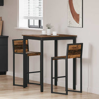 vidaXL Mesas de jantar Madeira processada