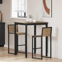 vidaXL Mesas de jantar Madeira processada