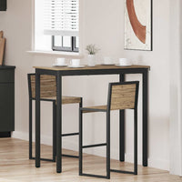 vidaXL Mesas de jantar Madeira processada