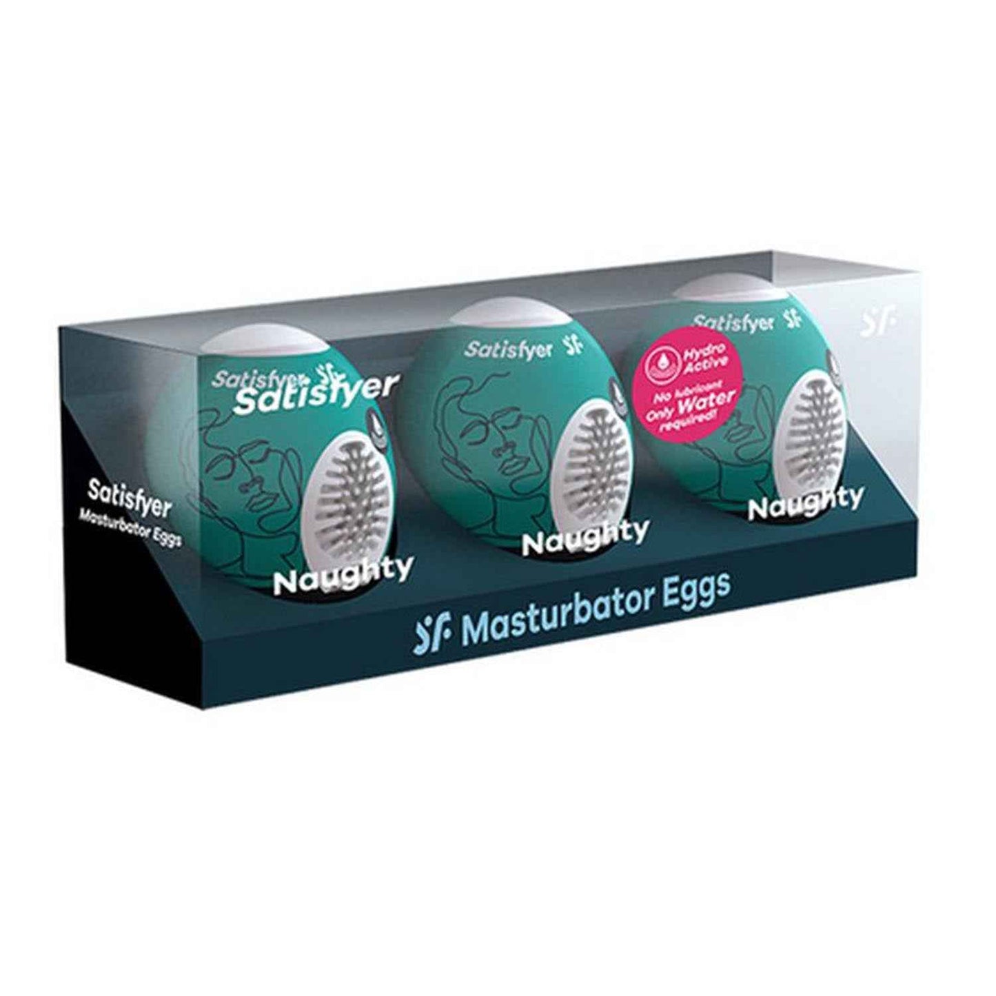 Pack de 3 Masturbador Masturbator Egg Naughty Sa