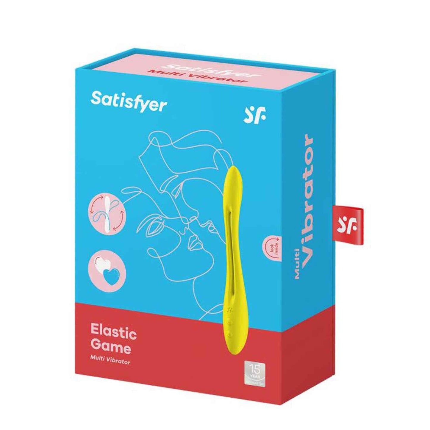 Satisfyer Elastic Game Vibrador Amarillo 1Un
