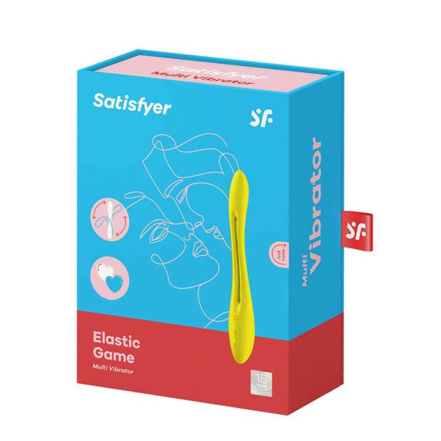 Satisfyer Elastic Game Vibrador Amarillo 1Un