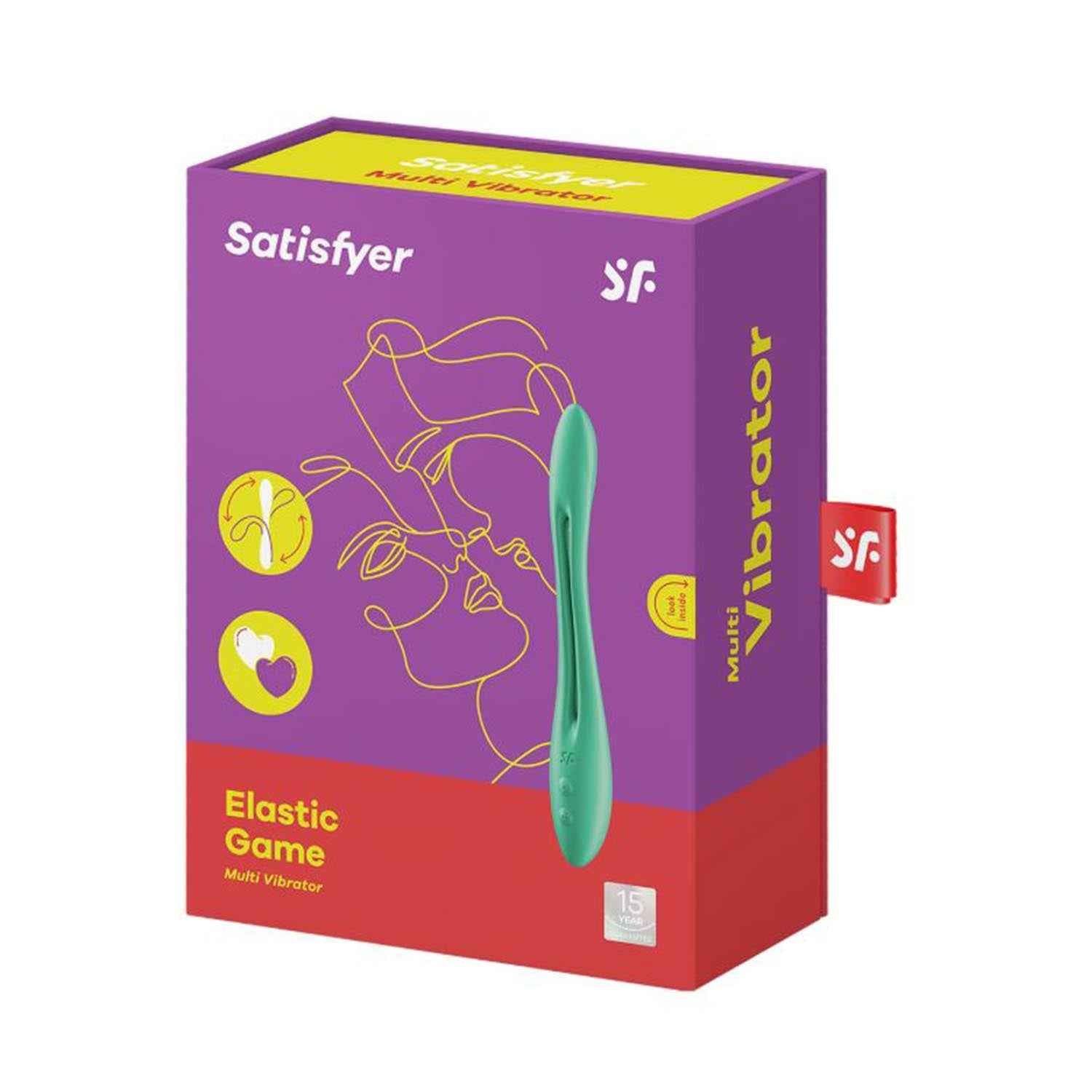 Satisfyer Elastic Game Vibrador Verde 1Un