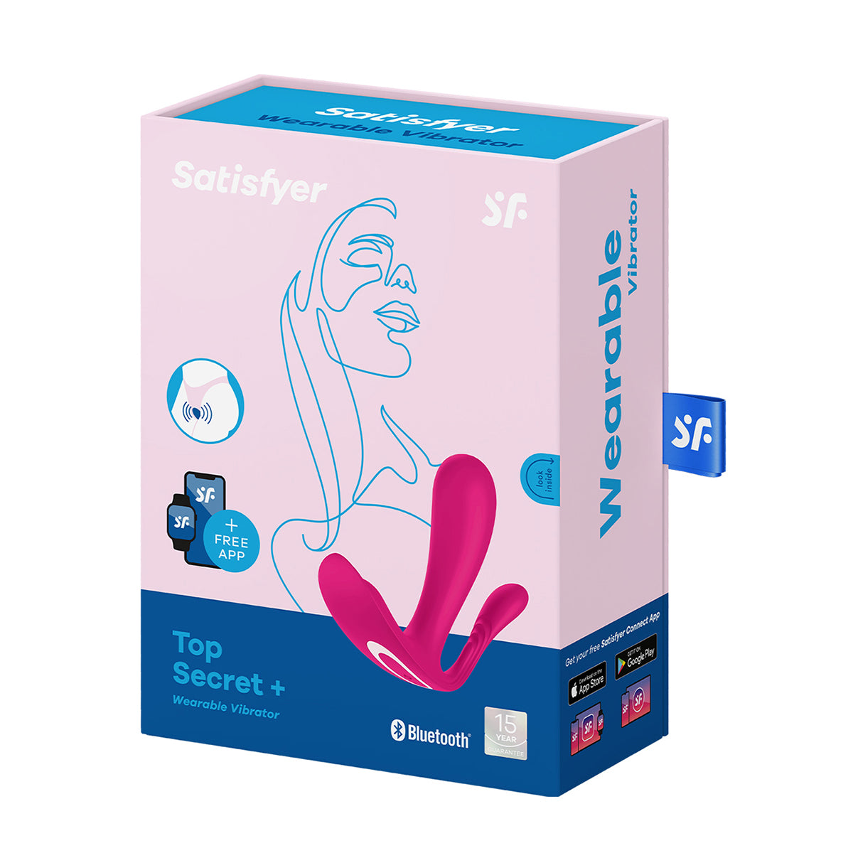 SATISFYER TOP SECRET VIBRADOR ROSA 1UN