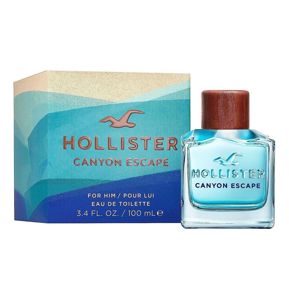 HOLLISTER CALIFORNIA CANYON ESCAPE HIM EAU DE TOILETTE 100ML VAPORIZADOR