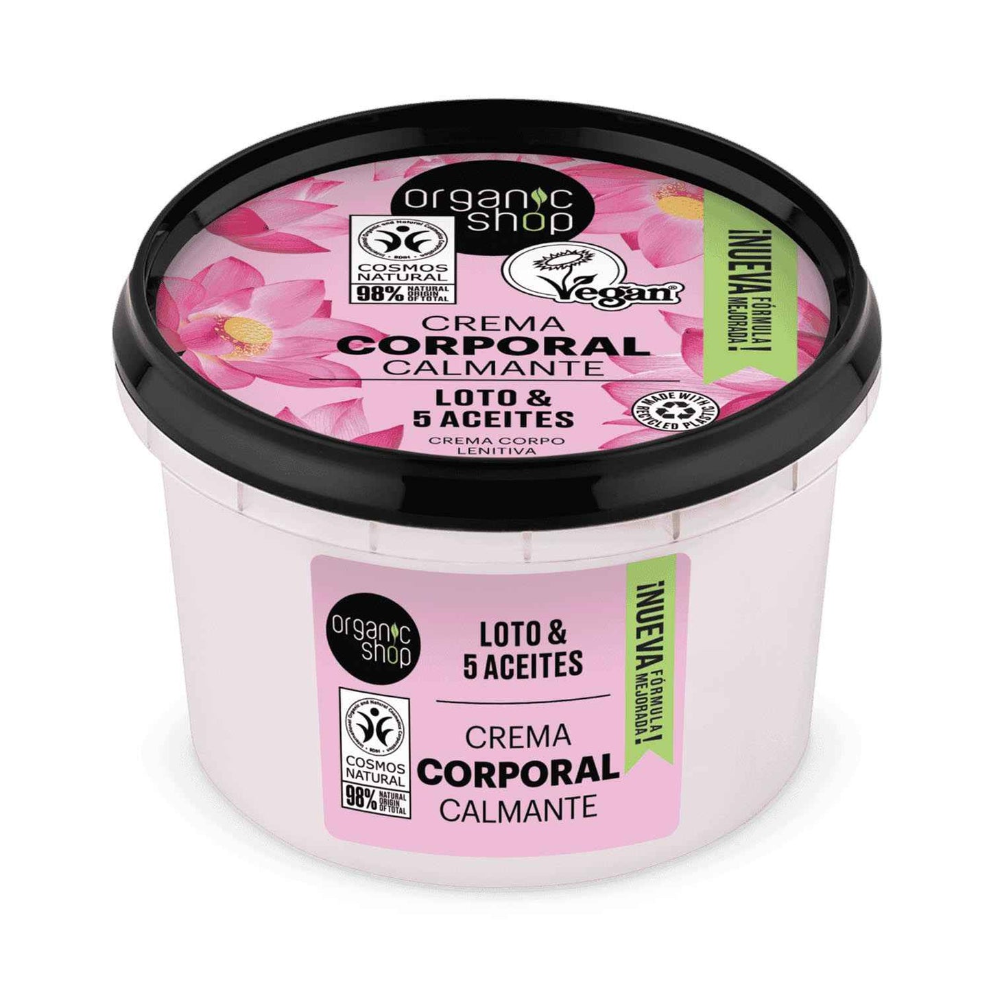 Organic Shop Loto Indio Creme Corporal Calmante 250Ml